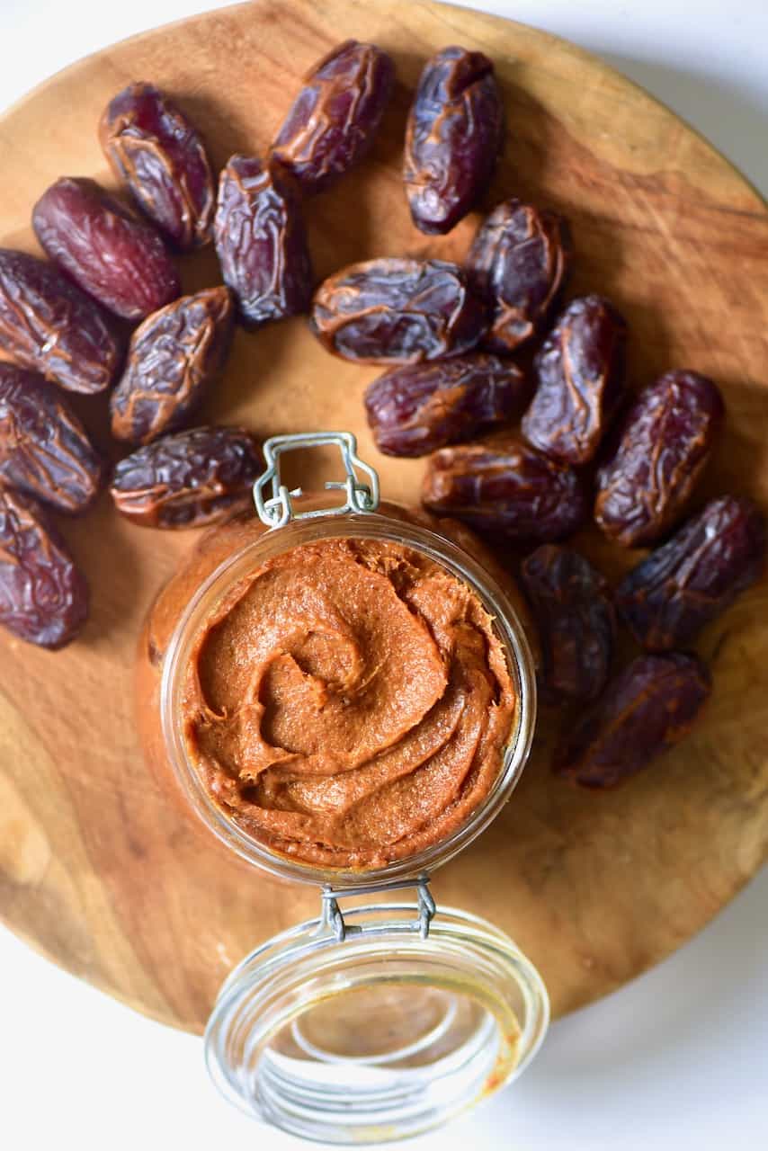 Premium Saudi dates export product — natural date paste for baking