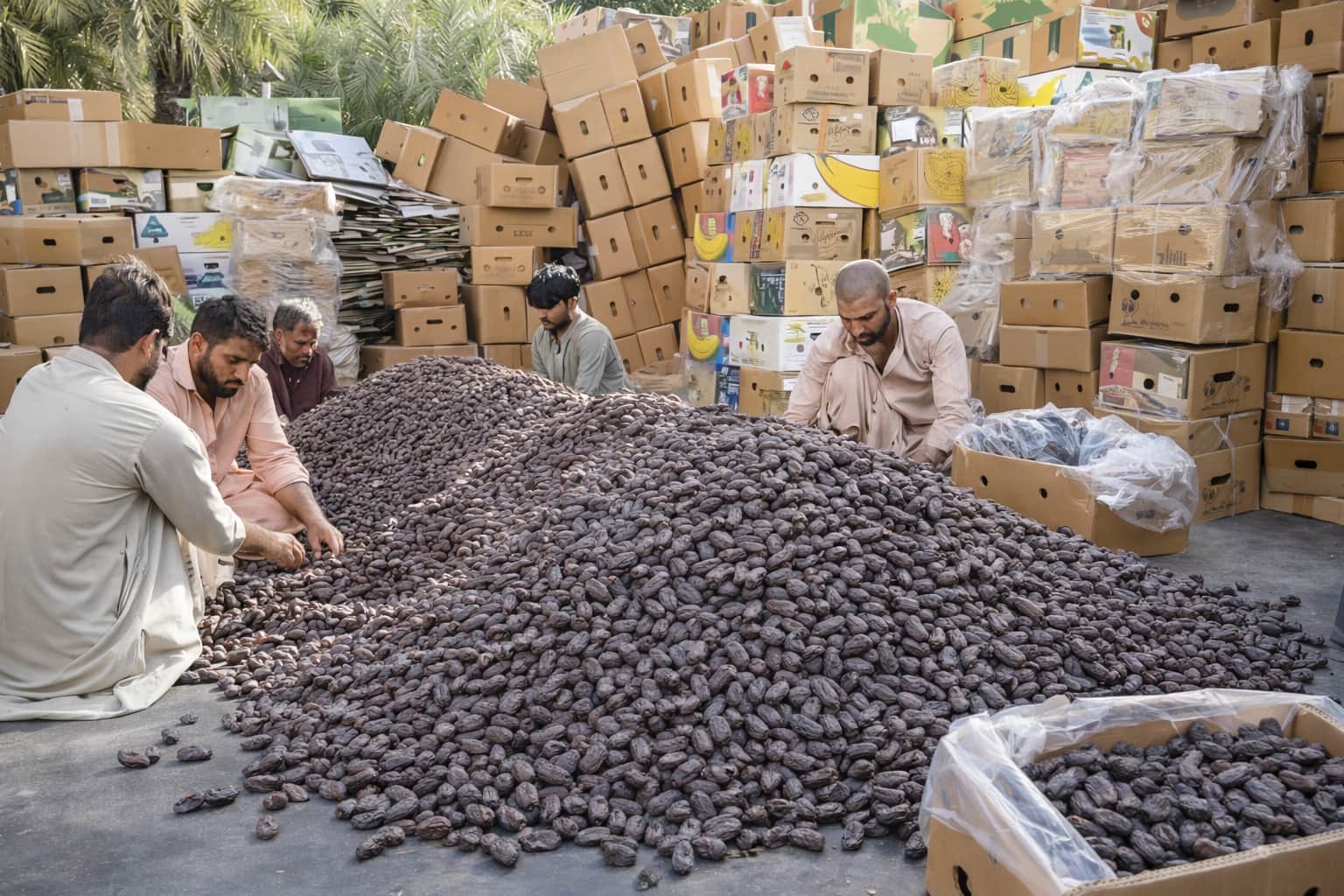 Safawi Dates from Madinah | Premium Saudi Dates Export 2 Safawi dates wholesale exporter – Bulk supply for global markets